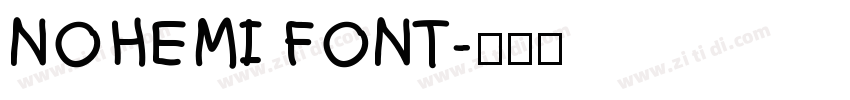 NOHEMI FONT字体转换